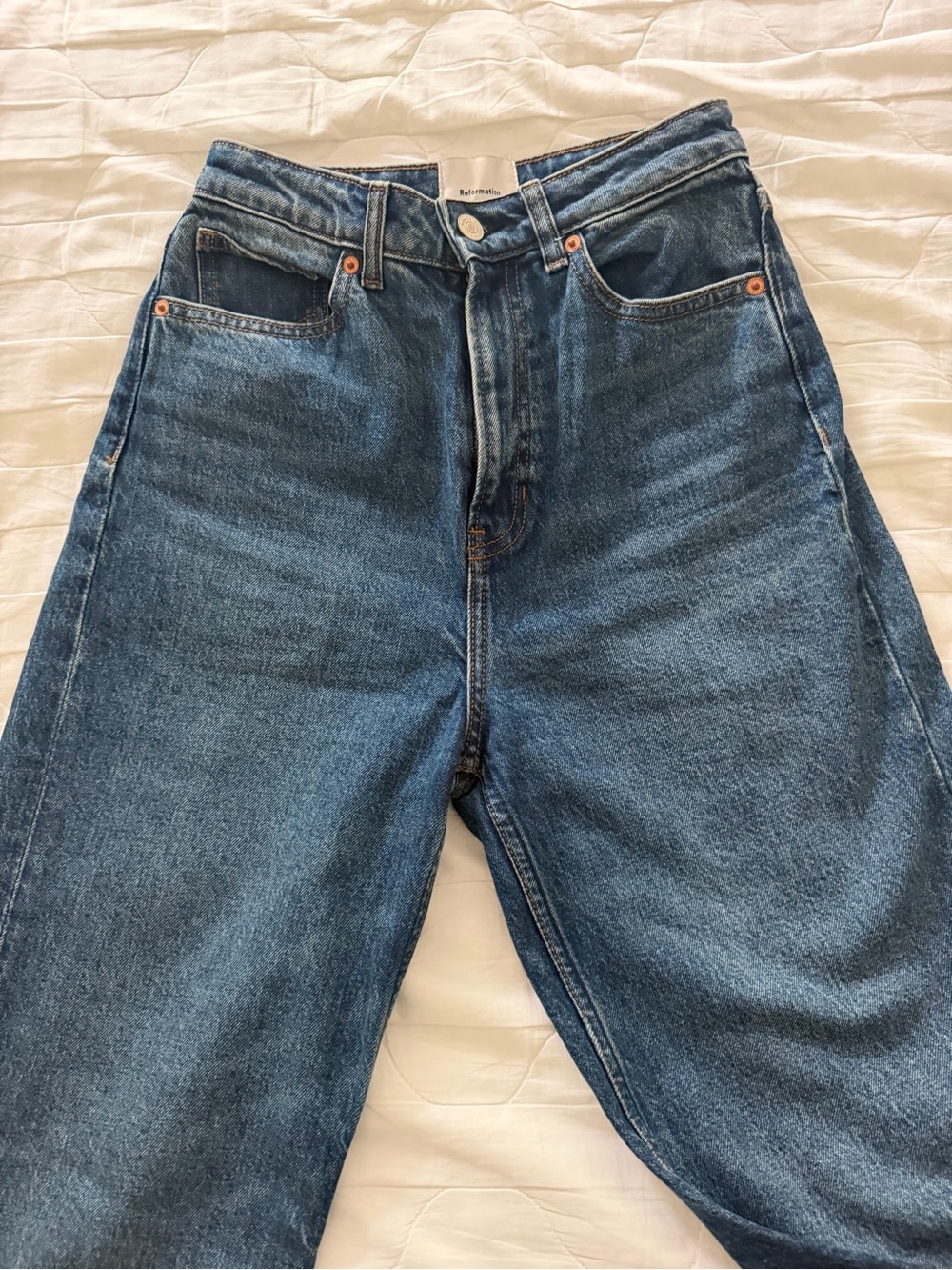 Reformation Wilder High Rise wide leg jeans - Picture 6 of 10